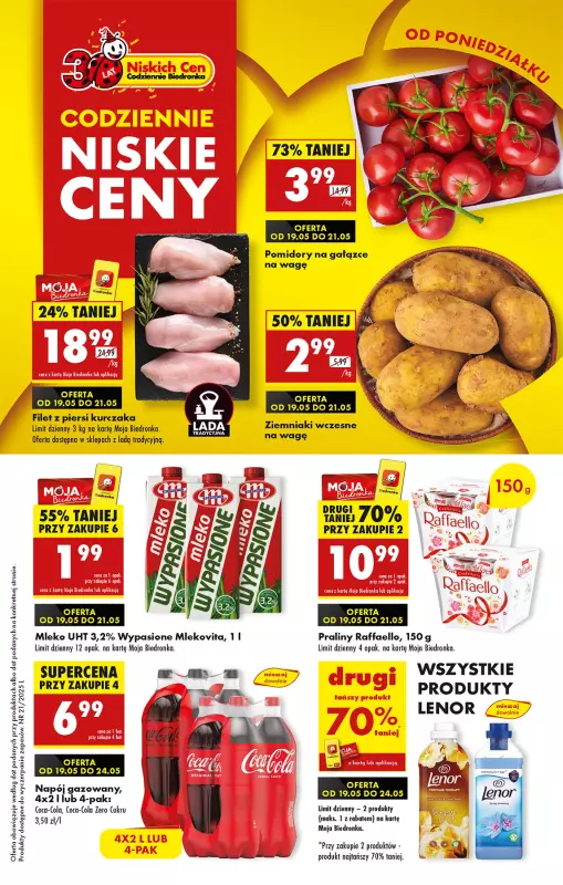 Biedronka - gazetka promocyjna Od poniedziałku, Z ladą tradycyjną od poniedziałku 19.05 do niedzieli 25.05