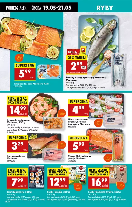 Biedronka - gazetka promocyjna Od poniedziałku, Z ladą tradycyjną od poniedziałku 19.05 do niedzieli 25.05 - strona 28