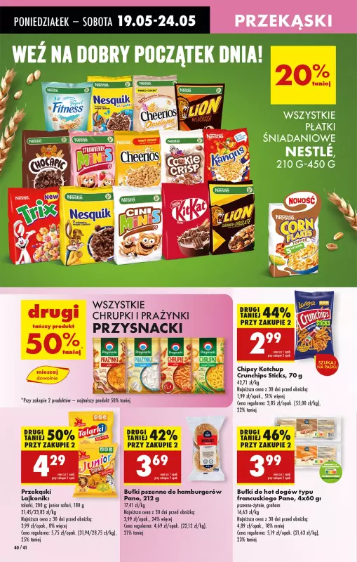 Biedronka - gazetka promocyjna Od poniedziałku, Z ladą tradycyjną od poniedziałku 19.05 do niedzieli 25.05 - strona 44
