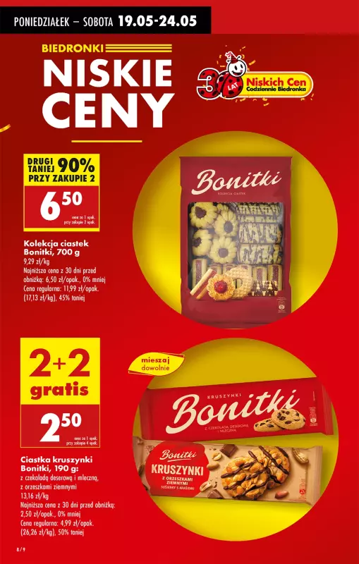 Biedronka - gazetka promocyjna Od poniedziałku, Z ladą tradycyjną od poniedziałku 19.05 do niedzieli 25.05 - strona 8