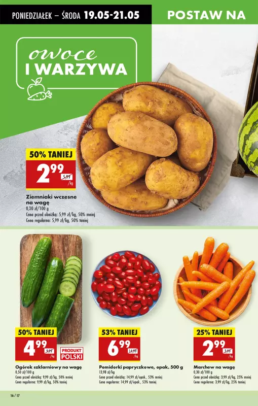 Biedronka - gazetka promocyjna Od poniedziałku, Z ladą tradycyjną od poniedziałku 19.05 do niedzieli 25.05 - strona 16