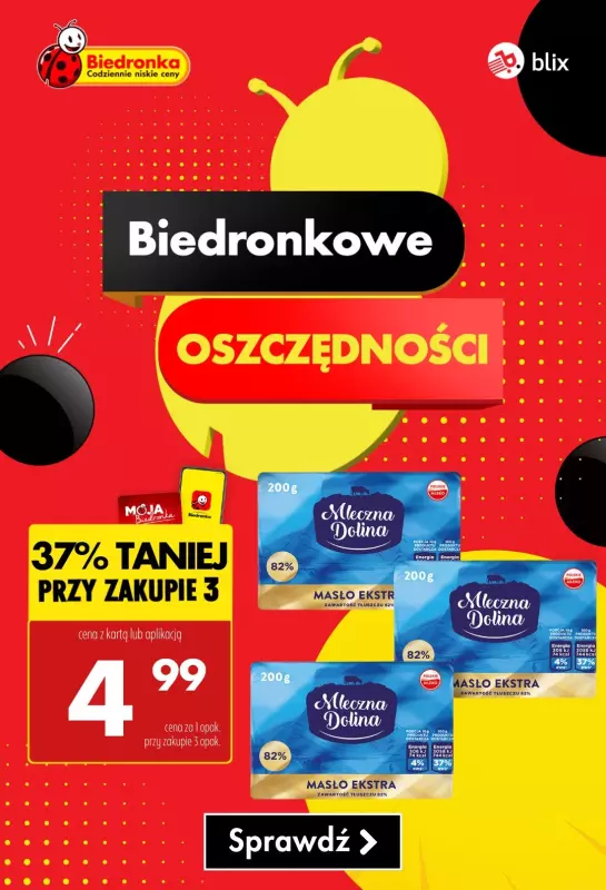 Biedronka - gazetka promocyjna Biedronkowe oszczędności od poniedziałku 19.05 do środy 21.05