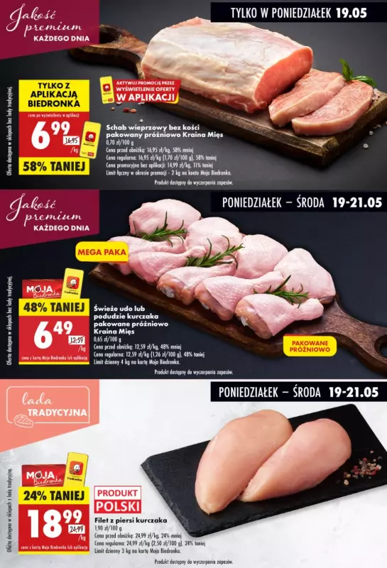 Biedronka - gazetka promocyjna Biedronkowe oszczędności od poniedziałku 19.05 do środy 21.05 - strona 4