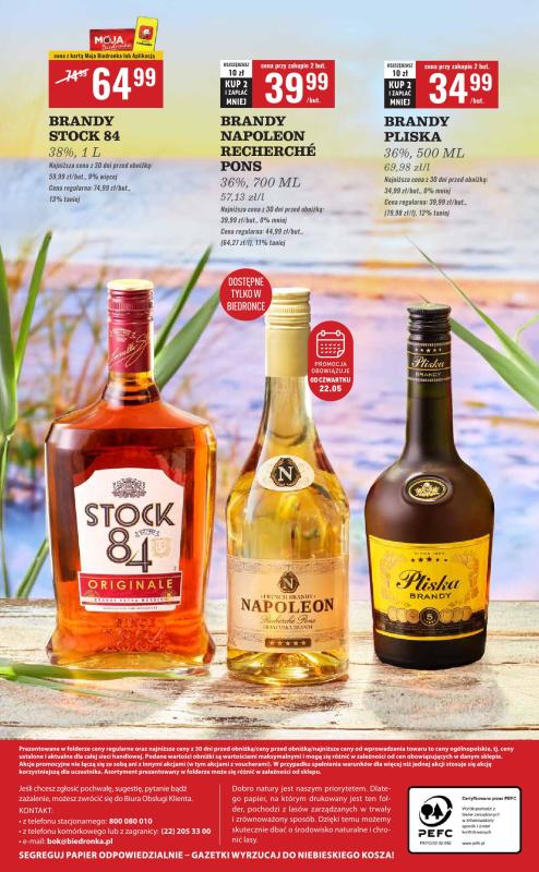 Biedronka - gazetka promocyjna Czas na Toast! od poniedziałku 19.05 do soboty 31.05 - strona 36