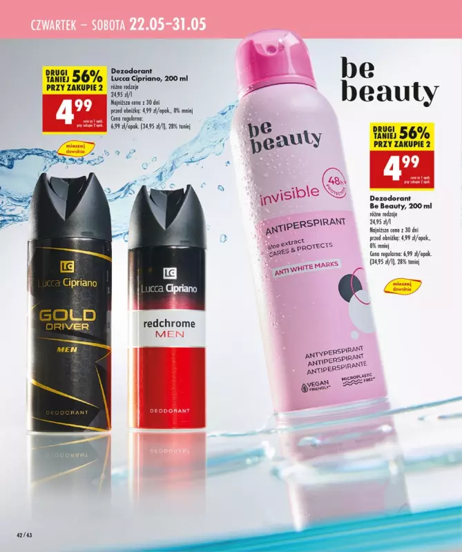 Biedronka - gazetka promocyjna Katalog Mamy piękne strony od czwartku 22.05 do soboty 31.05 - strona 42