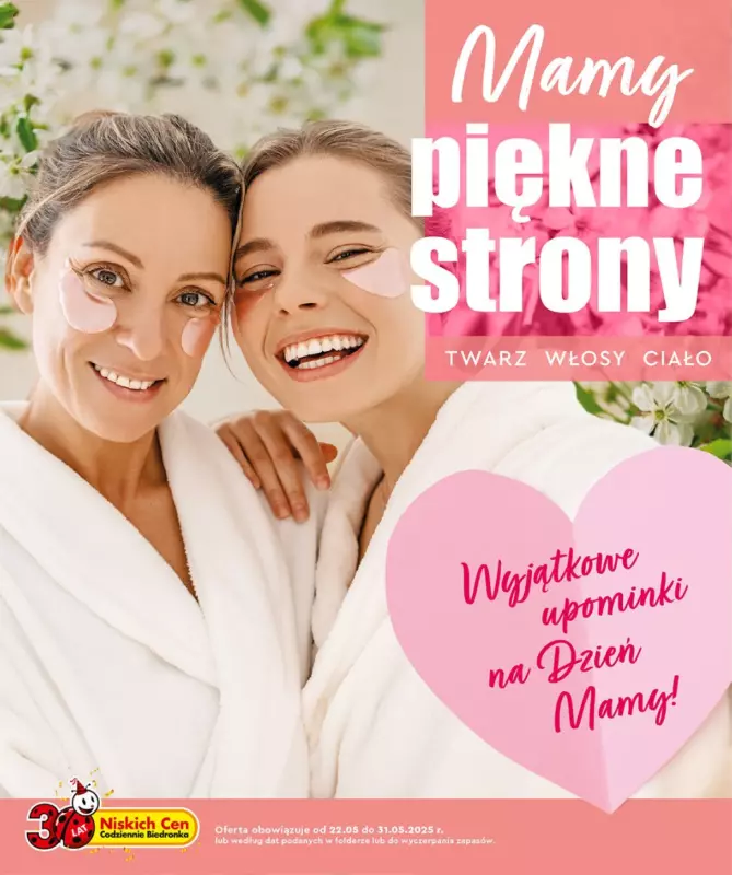 Biedronka - gazetka promocyjna Katalog Mamy piękne strony od czwartku 22.05 do soboty 31.05