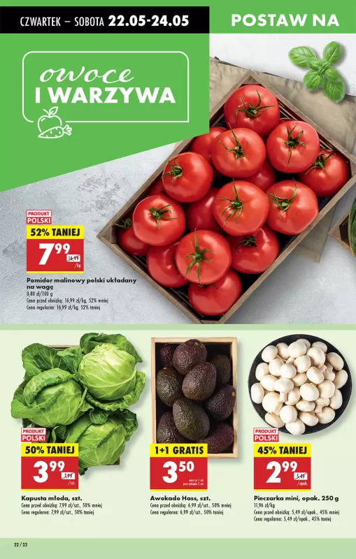 Biedronka - gazetka promocyjna Od czwartku od czwartku 22.05 do środy 28.05 - strona 24
