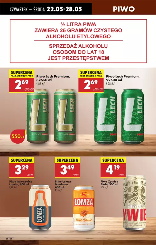 Biedronka - gazetka promocyjna Od czwartku, Z ladą tradycyjną od czwartku 22.05 do środy 28.05 - strona 64