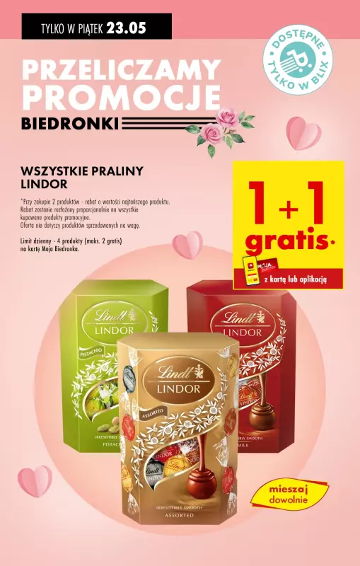 Biedronka - gazetka promocyjna Przeliczamy promocje na Dzień Matki   - strona 3