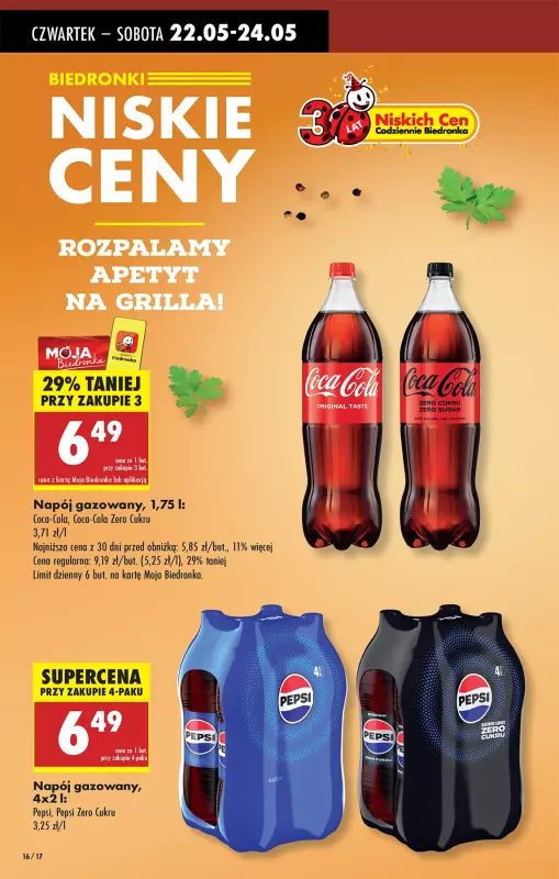 Biedronka - gazetka promocyjna Od czwartku od czwartku 22.05 do środy 28.05 - strona 18