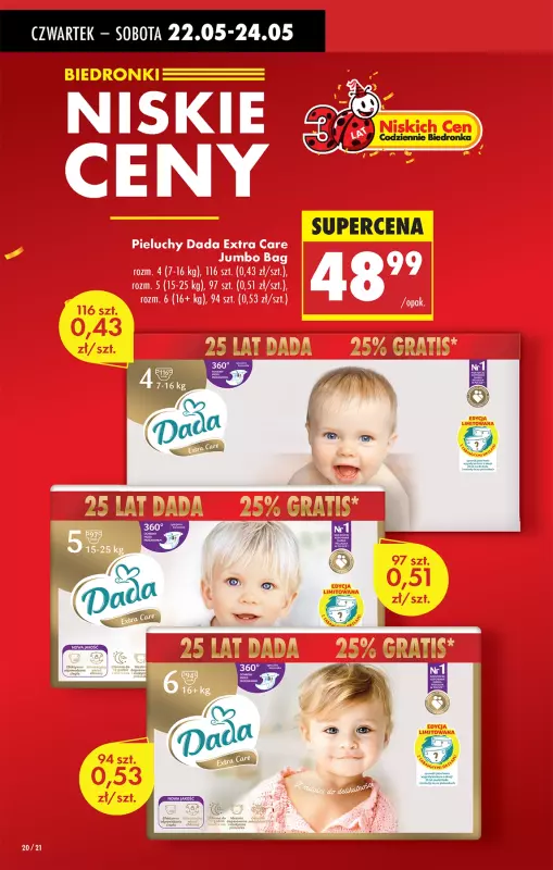 Biedronka - gazetka promocyjna Od czwartku, Z ladą tradycyjną od czwartku 22.05 do środy 28.05 - strona 24