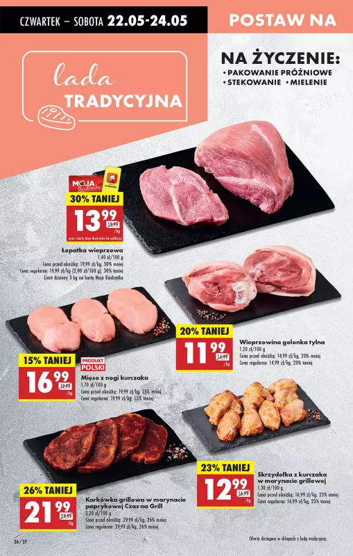 Biedronka - gazetka promocyjna Od czwartku, Z ladą tradycyjną od czwartku 22.05 do środy 28.05 - strona 34