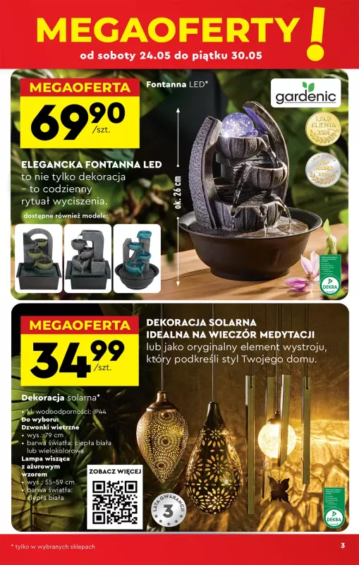 Biedronka - gazetka promocyjna Okazje tygodnia od 24.05 od soboty 24.05 do środy 11.06 - strona 3