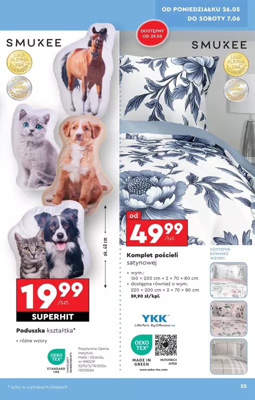 Biedronka - gazetka promocyjna Okazje tygodnia od 24.05 od soboty 24.05 do środy 11.06 - strona 25