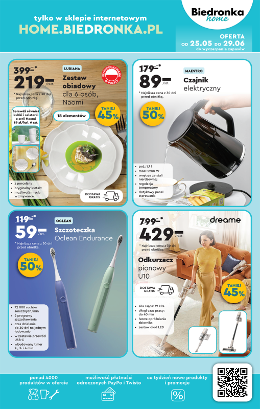 Biedronka - gazetka promocyjna Okazje tygodnia od 24.05 od soboty 24.05 do środy 11.06 - strona 55