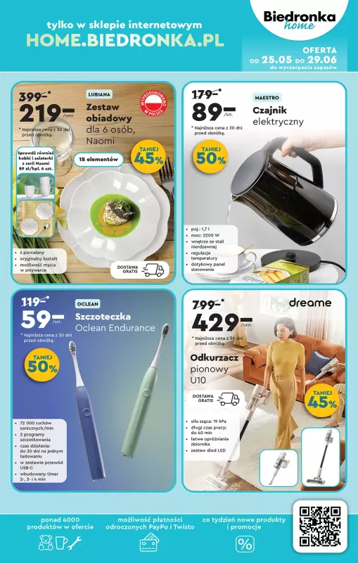 Biedronka - gazetka promocyjna Okazje tygodnia od 24.05 od soboty 24.05 do środy 11.06 - strona 55