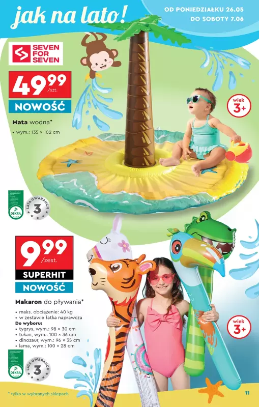 Biedronka - gazetka promocyjna Okazje tygodnia od 24.05 od soboty 24.05 do środy 11.06 - strona 11