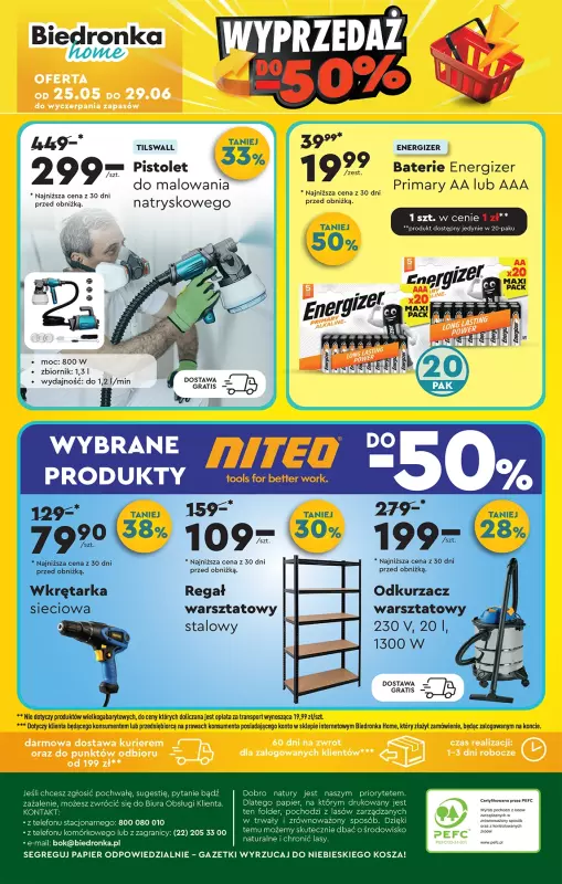 Biedronka - gazetka promocyjna Okazje tygodnia od 24.05 od soboty 24.05 do środy 11.06 - strona 56