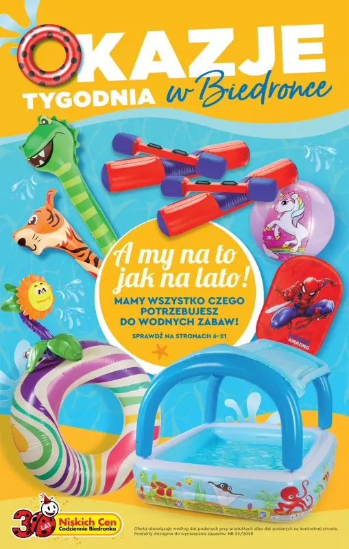 Biedronka - gazetka promocyjna Okazje tygodnia od 24.05 od soboty 24.05 do środy 11.06