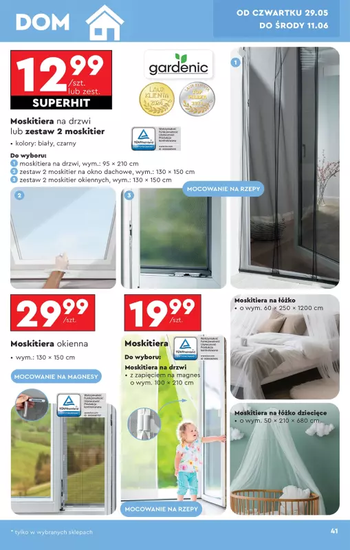 Biedronka - gazetka promocyjna Okazje tygodnia od 24.05 od soboty 24.05 do środy 11.06 - strona 41