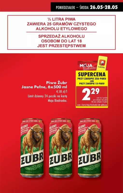 Biedronka - gazetka promocyjna Od poniedziałku od poniedziałku 26.05 do niedzieli 01.06 - strona 15