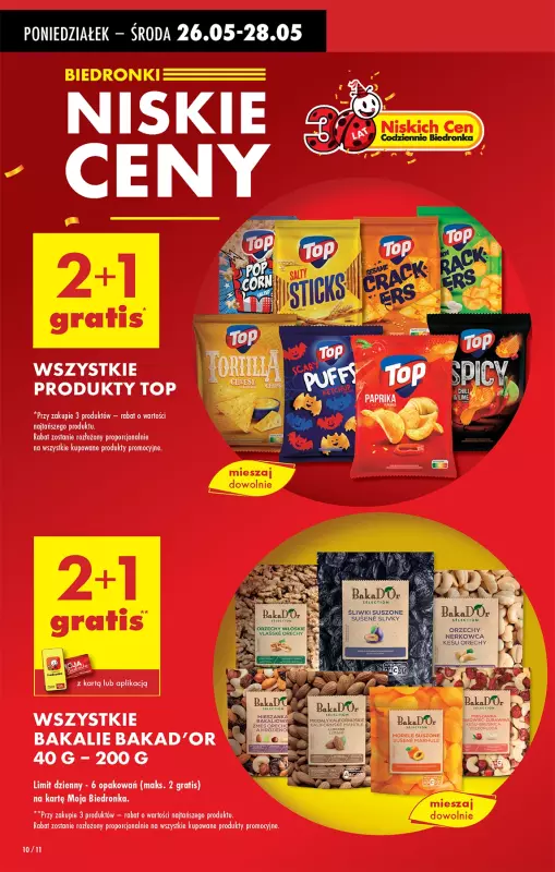 Biedronka - gazetka promocyjna Od poniedziałku od poniedziałku 26.05 do niedzieli 01.06 - strona 10