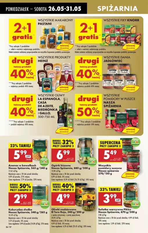 Biedronka - gazetka promocyjna Od poniedziałku od poniedziałku 26.05 do niedzieli 01.06 - strona 42