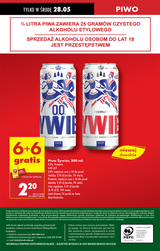 Biedronka - gazetka promocyjna Od poniedziałku od poniedziałku 26.05 do niedzieli 01.06 - strona 66