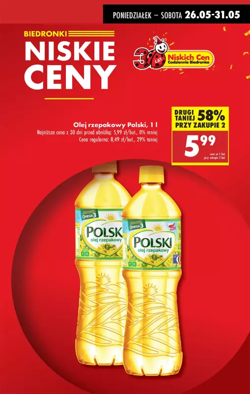Biedronka - gazetka promocyjna Od poniedziałku, Z ladą tradycyjną od poniedziałku 26.05 do niedzieli 01.06 - strona 7