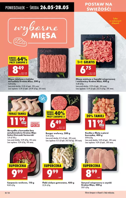 Biedronka - gazetka promocyjna Od poniedziałku, Z ladą tradycyjną od poniedziałku 26.05 do niedzieli 01.06 - strona 26
