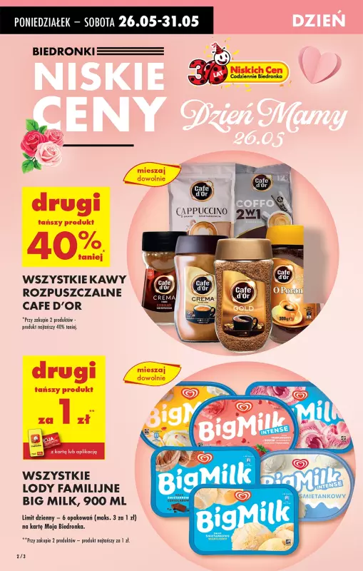 Biedronka - gazetka promocyjna Od poniedziałku, Z ladą tradycyjną   - strona 2