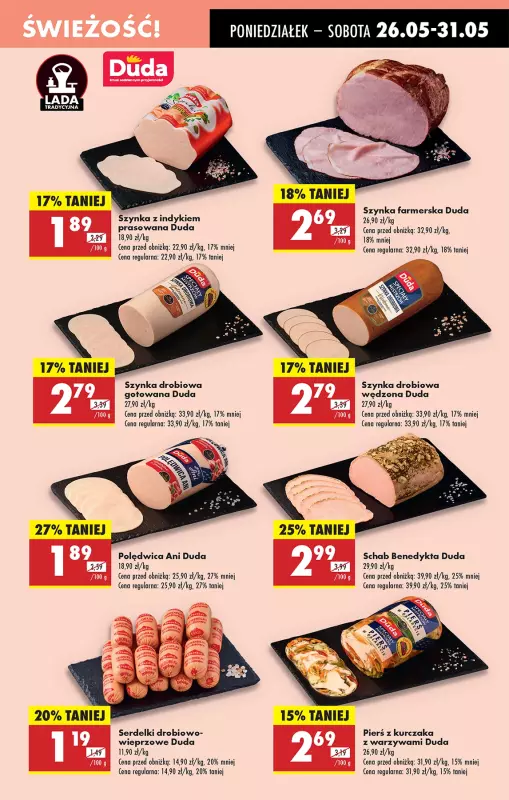 Biedronka - gazetka promocyjna Od poniedziałku, Z ladą tradycyjną od poniedziałku 26.05 do niedzieli 01.06 - strona 25