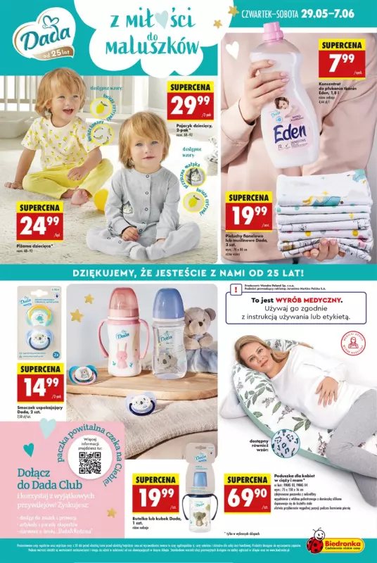 Biedronka - gazetka promocyjna Z miłości do maluszków od czwartku 29.05 do soboty 07.06 - strona 4