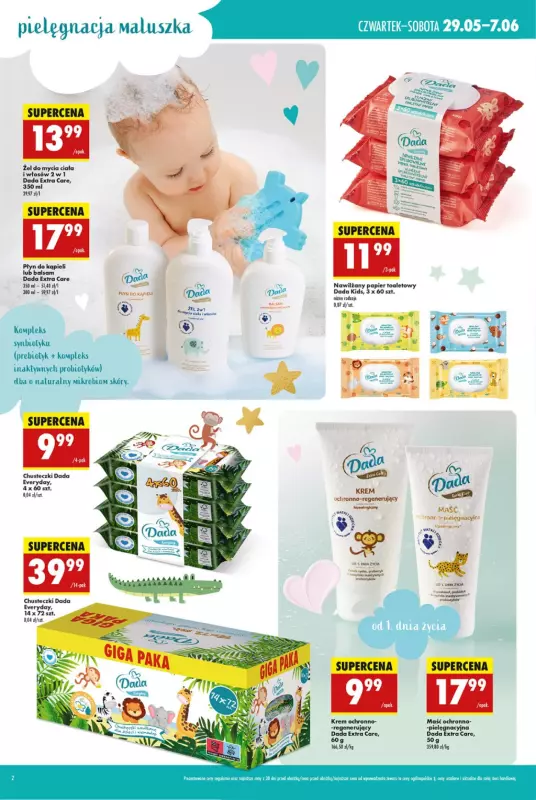 Biedronka - gazetka promocyjna Z miłości do maluszków   - strona 2