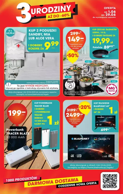 Biedronka - gazetka promocyjna Okazje tygodnia od 31.05 od soboty 31.05 do środy 18.06 - strona 43