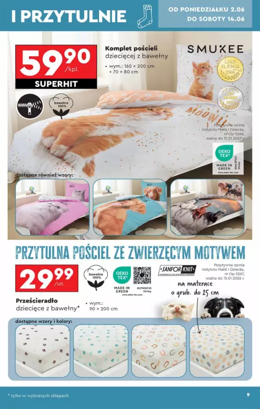 Biedronka - gazetka promocyjna Okazje tygodnia od 31.05 od soboty 31.05 do środy 18.06 - strona 9
