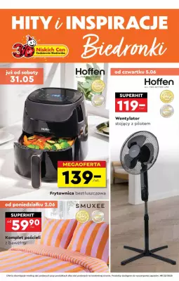Biedronka - gazetka promocyjna Okazje tygodnia od 31.05 od soboty 31.05 do środy 18.06