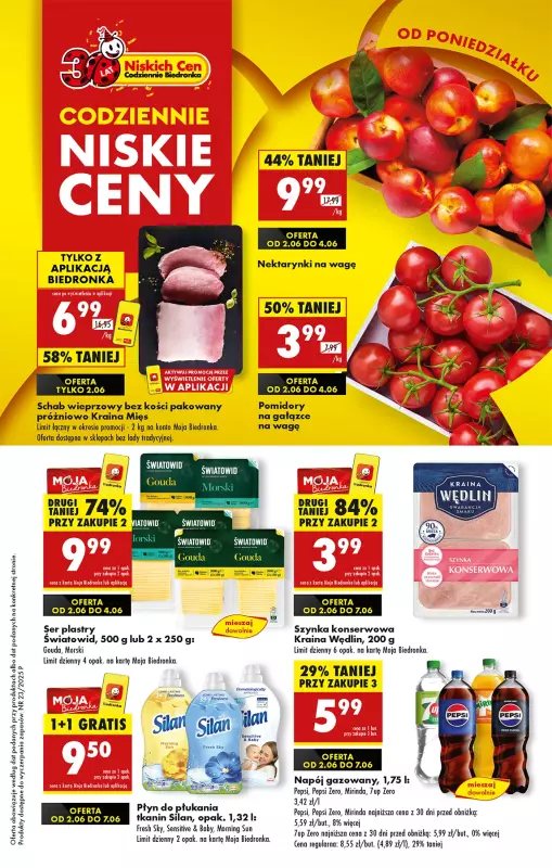 Biedronka - gazetka promocyjna Od poniedziałku  