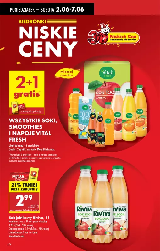 Biedronka - gazetka promocyjna Od poniedziałku od poniedziałku 02.06 do niedzieli 08.06 - strona 8