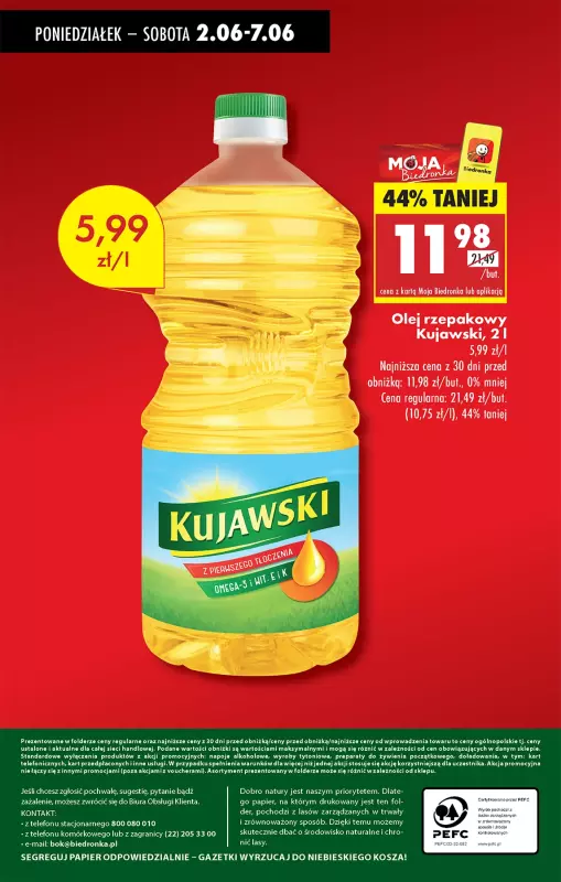 Biedronka - gazetka promocyjna Od poniedziałku od poniedziałku 02.06 do niedzieli 08.06 - strona 60