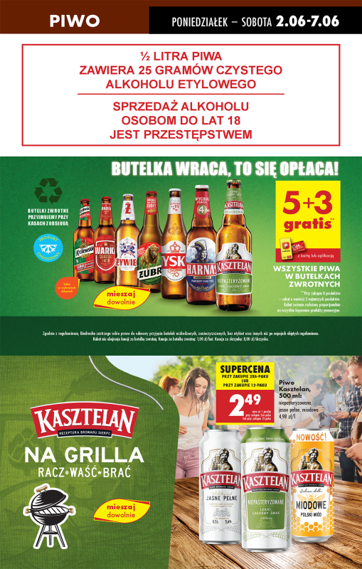 Biedronka - gazetka promocyjna Od poniedziałku, Z ladą tradycyjną od poniedziałku 02.06 do niedzieli 08.06 - strona 47