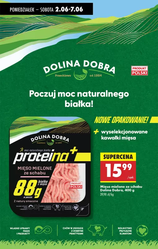 Biedronka - gazetka promocyjna Od poniedziałku, Z ladą tradycyjną od poniedziałku 02.06 do niedzieli 08.06 - strona 62