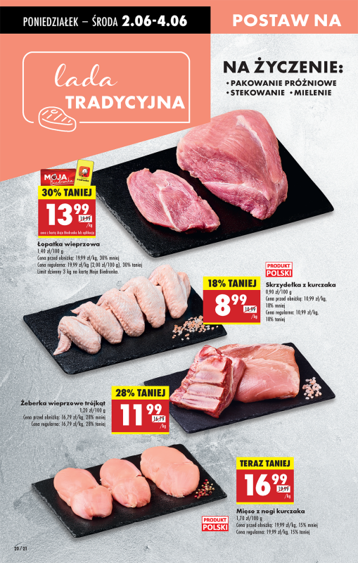 Biedronka - gazetka promocyjna Od poniedziałku, Z ladą tradycyjną od poniedziałku 02.06 do niedzieli 08.06 - strona 24