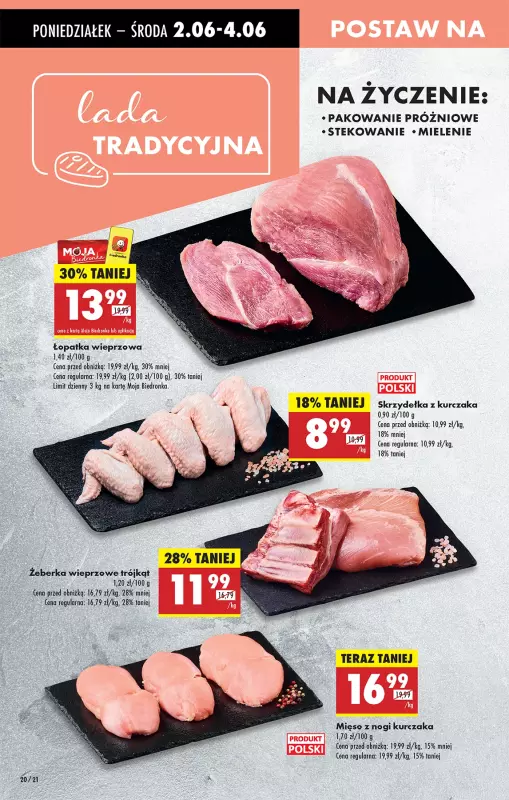 Biedronka - gazetka promocyjna Od poniedziałku, Z ladą tradycyjną od poniedziałku 02.06 do niedzieli 08.06 - strona 24