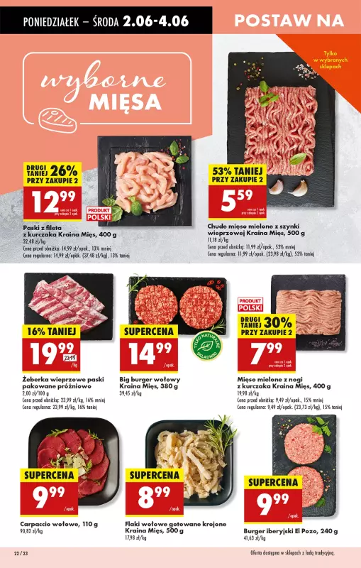 Biedronka - gazetka promocyjna Od poniedziałku, Z ladą tradycyjną od poniedziałku 02.06 do niedzieli 08.06 - strona 26