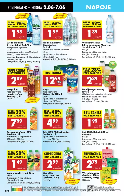 Biedronka - gazetka promocyjna Od poniedziałku, Z ladą tradycyjną od poniedziałku 02.06 do niedzieli 08.06 - strona 44