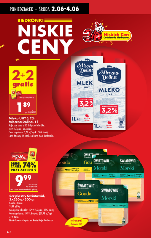 Biedronka - gazetka promocyjna Od poniedziałku, Z ladą tradycyjną od poniedziałku 02.06 do niedzieli 08.06 - strona 2