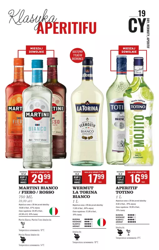 Biedronka - gazetka promocyjna Czas na toast od poniedziałku 02.06 do soboty 14.06 - strona 19