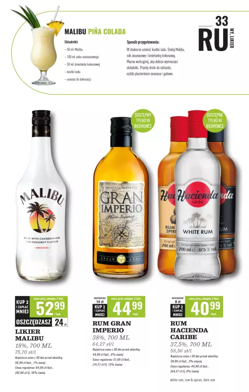 Biedronka - gazetka promocyjna Czas na toast od poniedziałku 02.06 do soboty 14.06 - strona 33