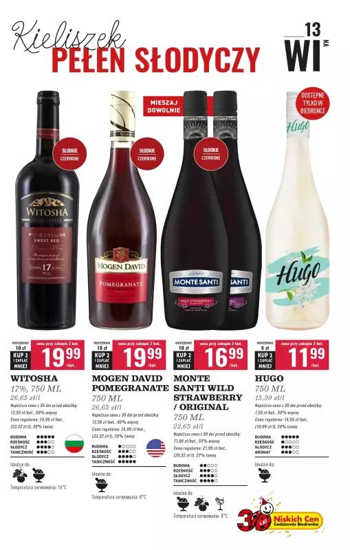Biedronka - gazetka promocyjna Czas na toast od poniedzia艂ku 02.06 do soboty 14.06 - strona 13 Biedronka - gazetka promocyjna Czas na toast od poniedzia艂ku 02.06 do soboty 14.06 - strona 13